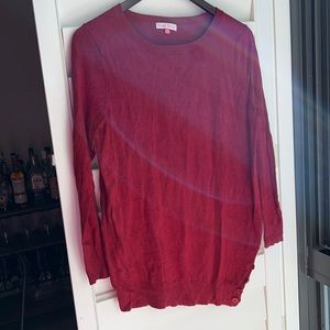 English Laundry Red Long Sleeve Sweater
